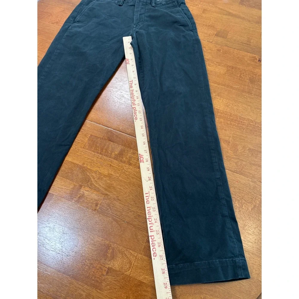 Polo Ralph Lauren Chino Pants Mens 29x30 Black Stretch Straight Fit